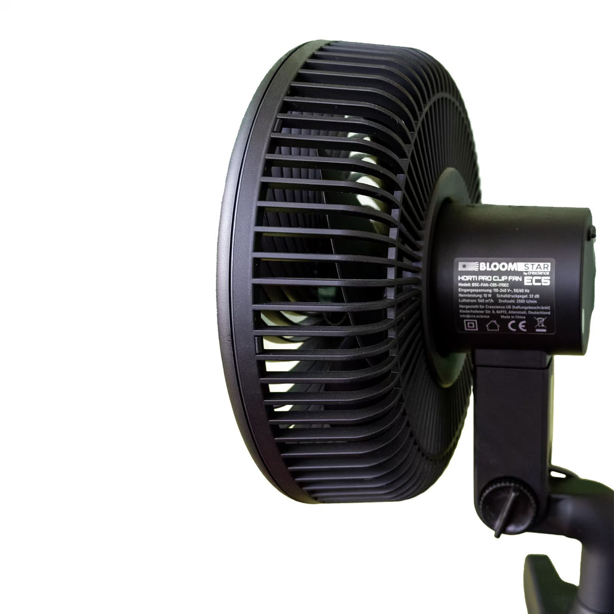 Bloomstar Horti Pro EC5 Clip Ventilator, oszillierend