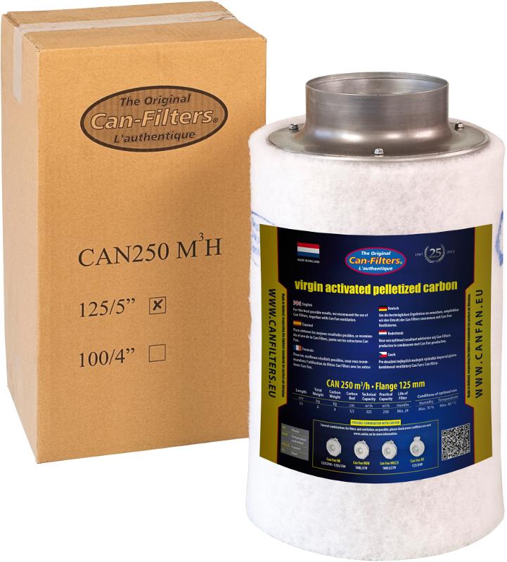 Can Original Filter 250m³/h Ø125mm