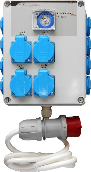 GSE Timerbox II 12x 600 Watt