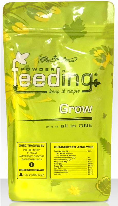 Green House Powder Feeding Grow 125g