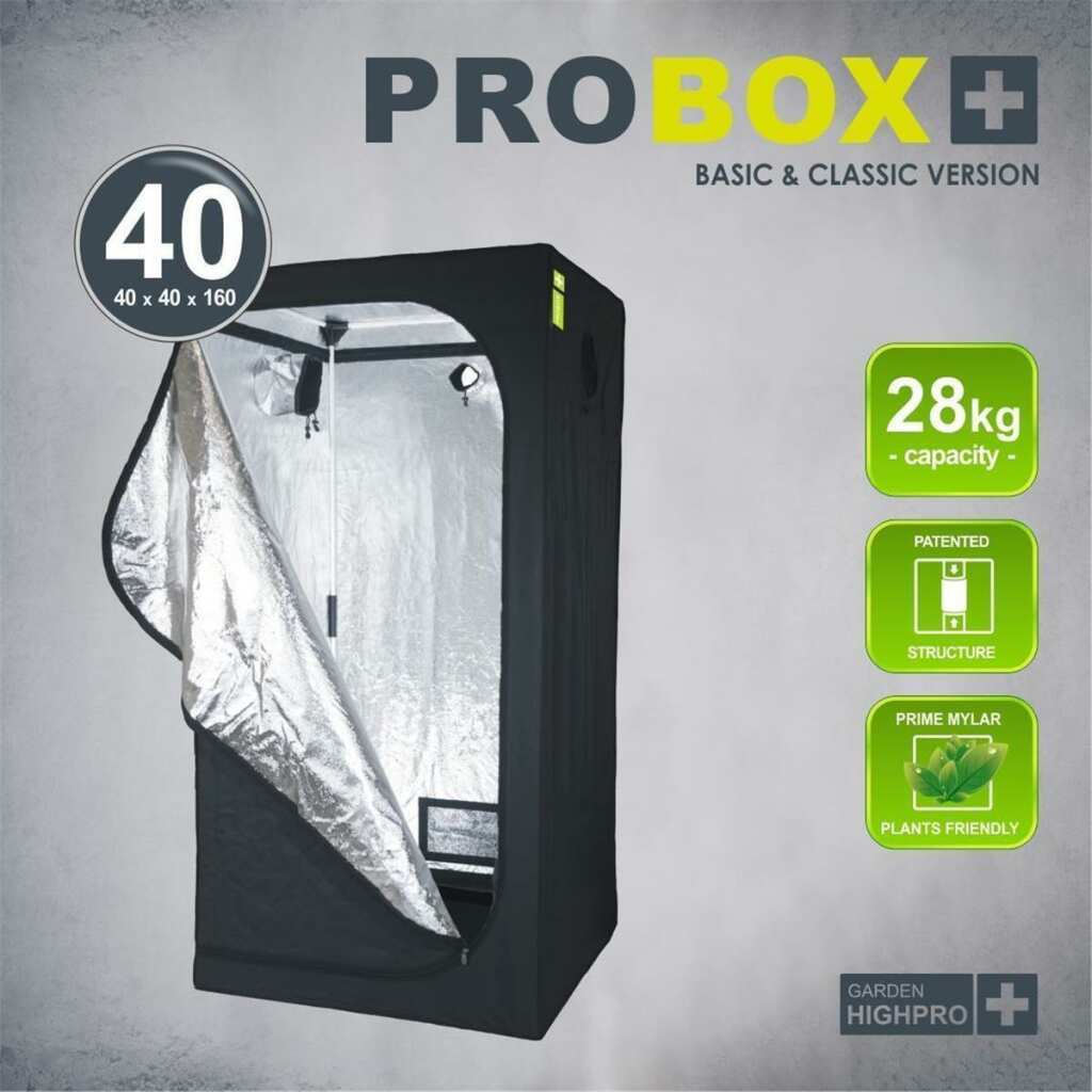 Garden Highpro | Growbox Basic 40 | 40x40x160cm - Grow-Zen