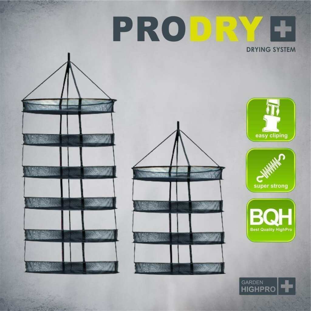 Trockennetz Stecksystem | Prodry | Ø 55cm | 4 Lagen | Garden Highpro - Grow-Zen
