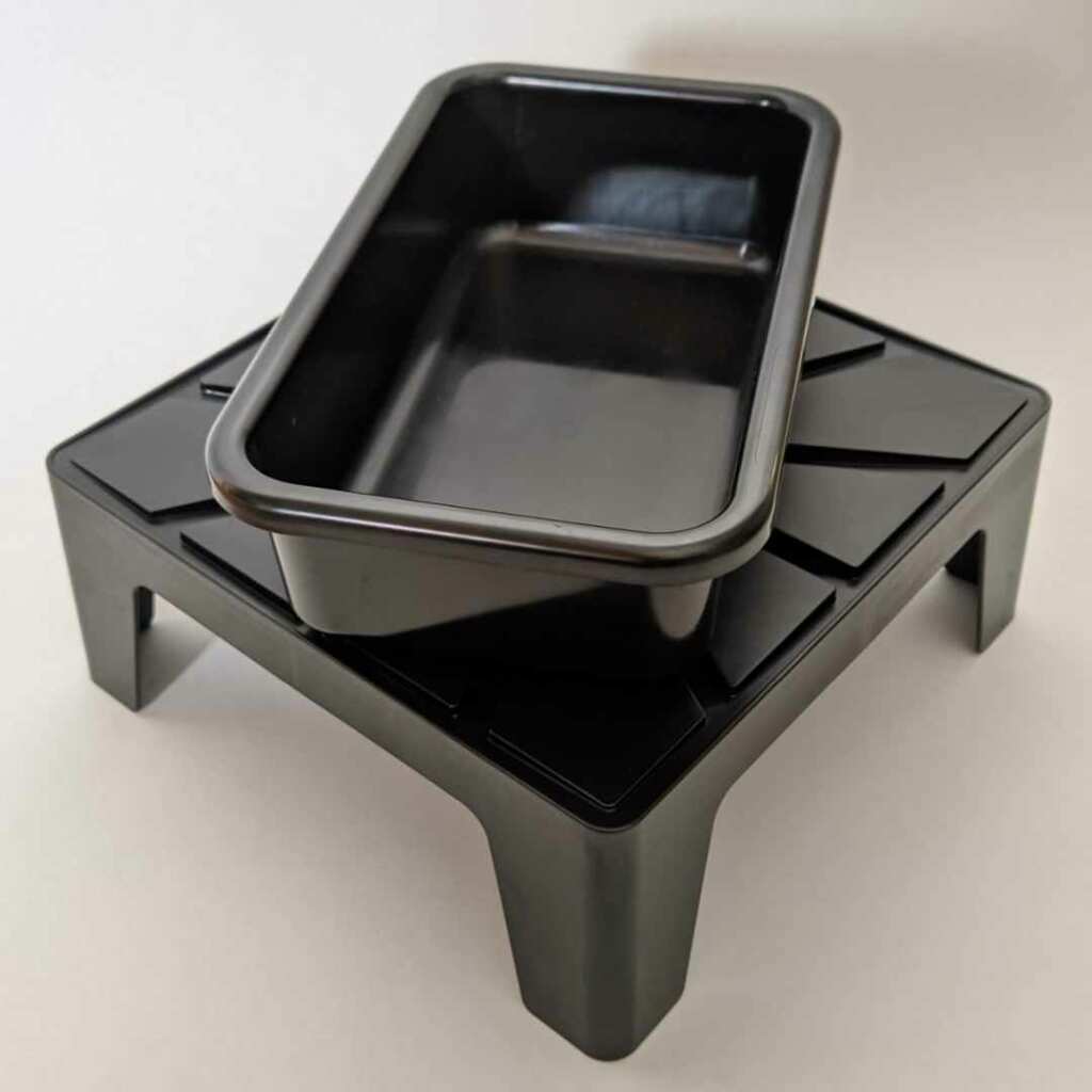 Blumentopf Untersetzer eckig | DrainMaster mit Auffangschale für Drainagewasser | 1 Stück - Grow-Zen