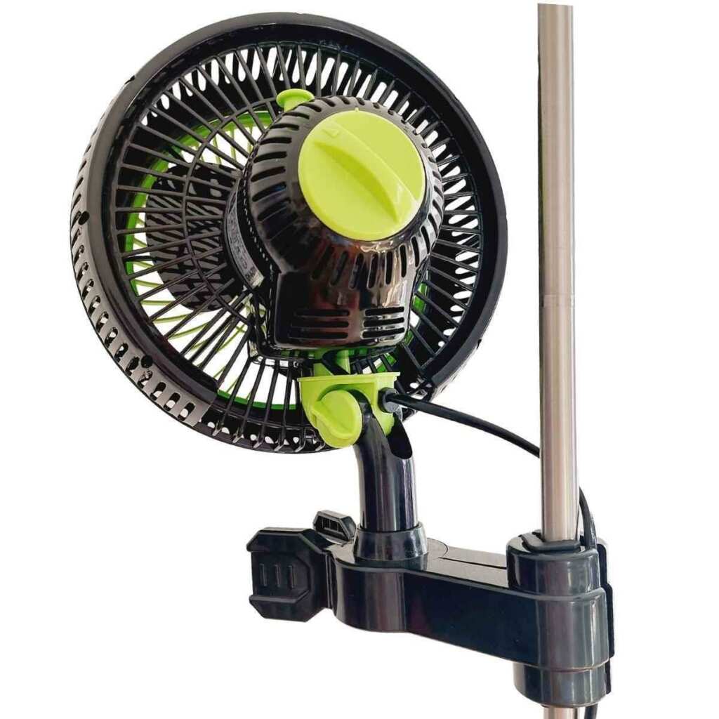 Oszillierender Ventilator | 20 Watt | Standfuß mit Clip und Stangenclip | Garden Highpro - Grow-Zen