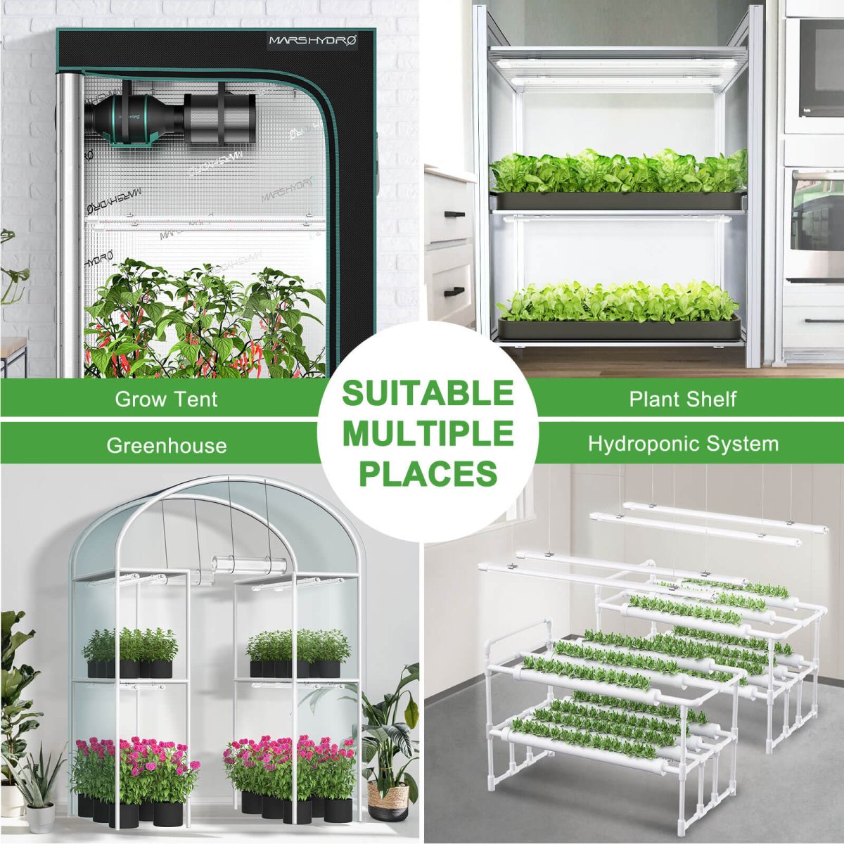 Mars Hydro VG80 80W 4ft LED T5 Wachstumslicht für Gemüse und Sämlinge - grow-zen