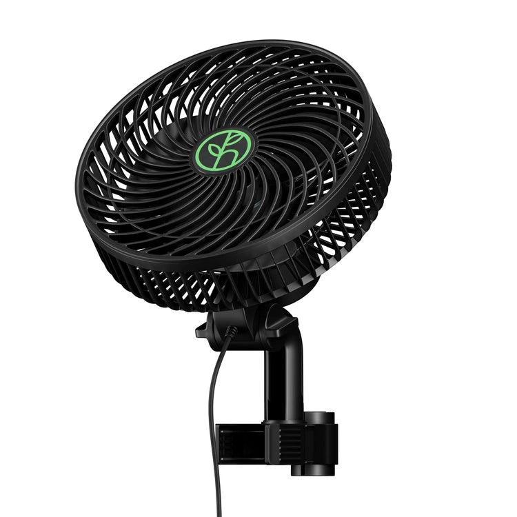 Herbgarden Oszillierender Clipventilator 10W 3 Stufen entwickelt für Growzelte