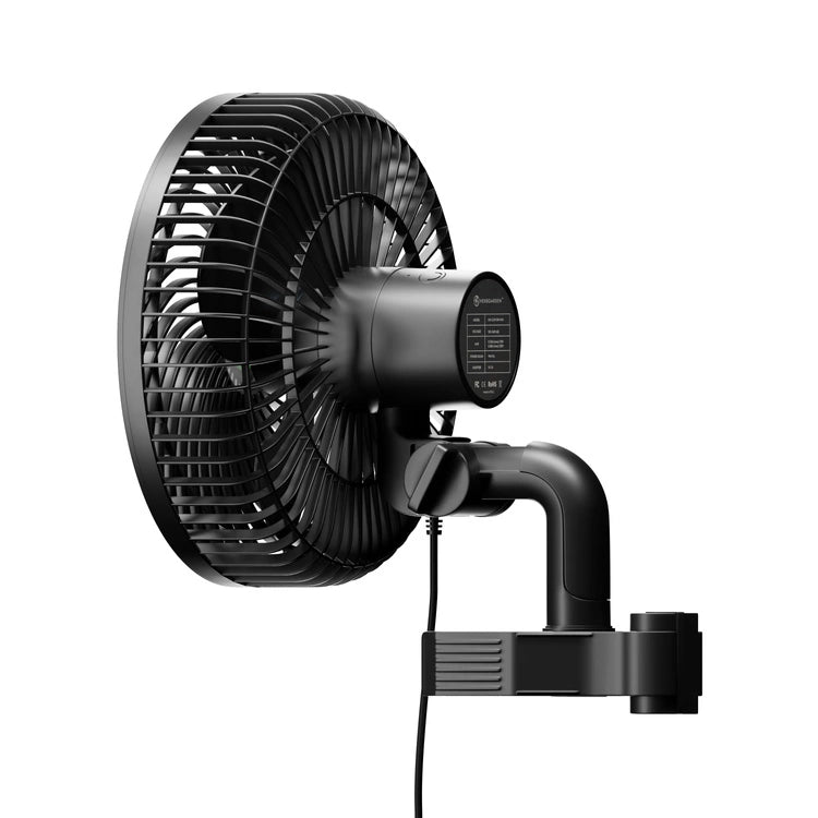 Herbgarden Oszillierender Clipventilator 10W 3 Stufen entwickelt für Growzelte