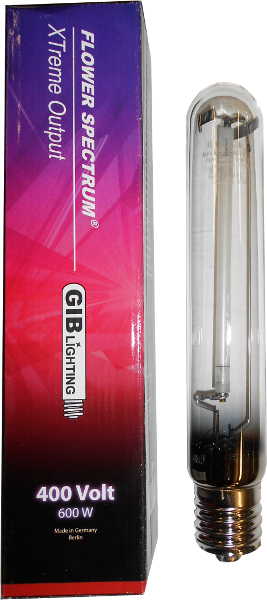 GIB Flower Spectrum XTreme Output HPS 600 Watt 400 Volt