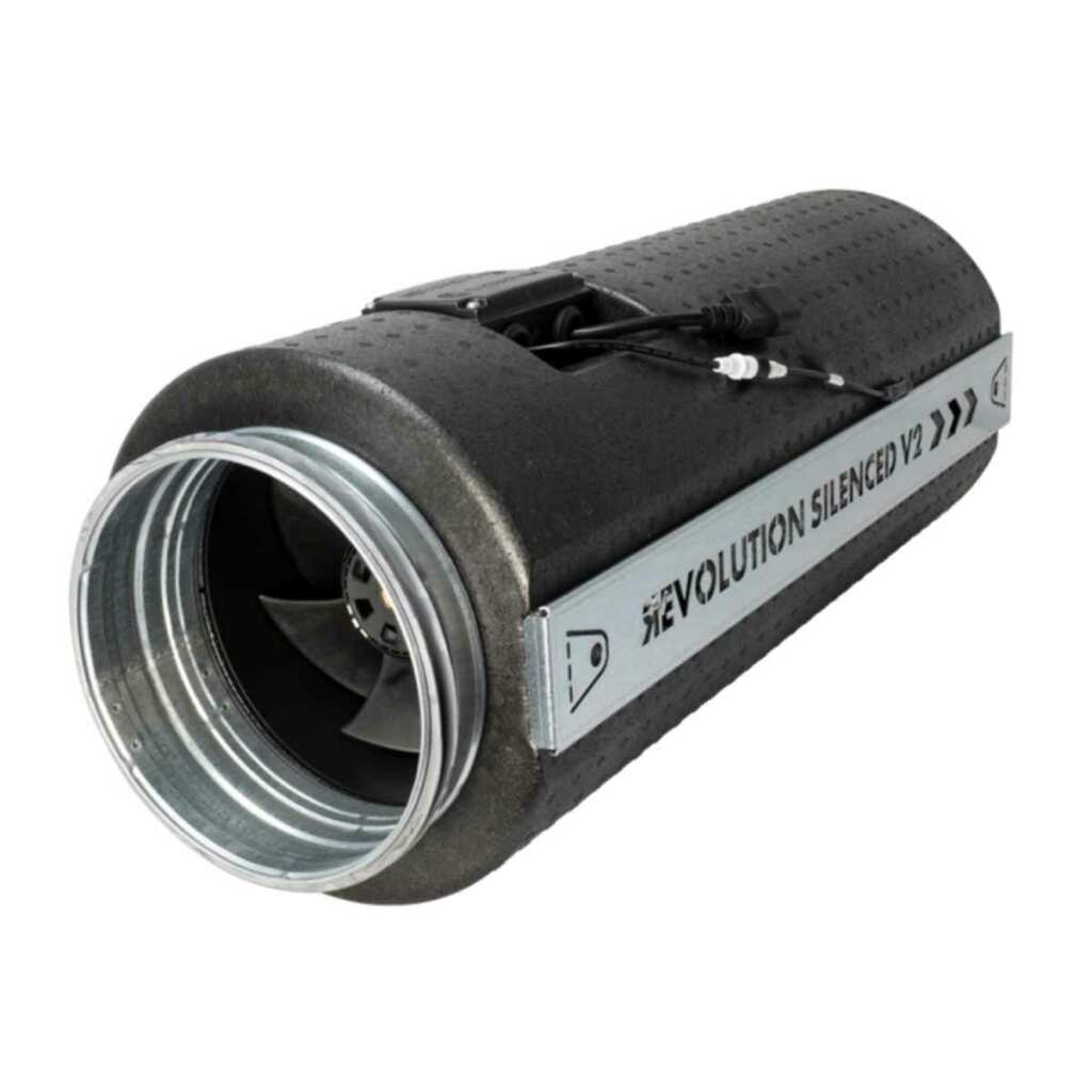 Revolution | Silenced V2 Vektor | leise EC Lüfter | Ø 150mm - 315mm - Grow-Zen