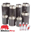 Aktivkohlefilter 200mm x 600mm | Rhino Pro 1125 | 200mm | 950-1310m³/h - Grow-Zen