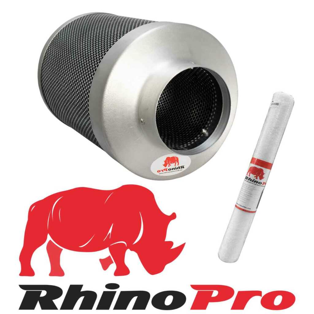 Aktivkohlefilter 200mm x 600mm | Rhino Pro 1125 | 200mm | 950-1310m³/h - Grow-Zen