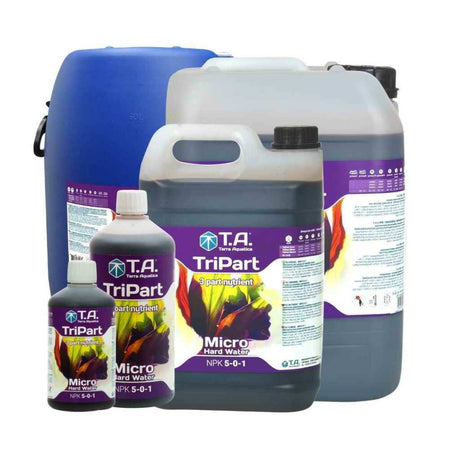 TriPart Micro | Spurenelemente & Mineralstoffe (hartes Wasser) | 500ml - 60L | Terra Aquatica - Grow-Zen