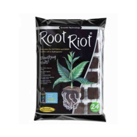 Anzuchtwürfel Root Riot im Tray | 24 Stück | Growth Technology - Grow-Zen