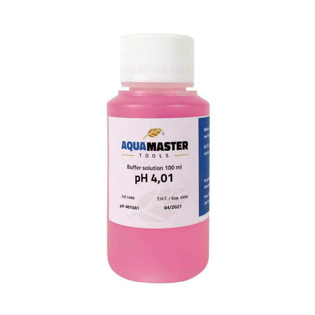 Aqua Master Tools | Eichlösung pH 4.01 mS/cm | 100 ml - Grow-Zen