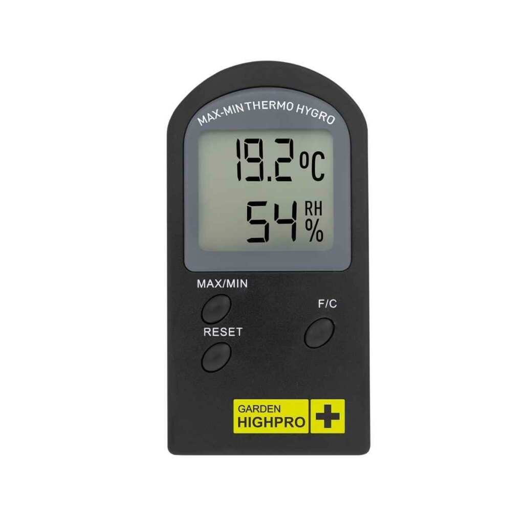 Thermo-Hygrometer | digital Basic | Minimum-Maximum | Garden Highpro - Grow-Zen