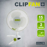 Clip Ventilator | Eco | 15 Watt | Ø15cm | Garden Highpro - Grow-Zen