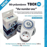 Tempobox TBOX 1M | mechanische Zeitschaltuhr | maximal 3500 Watt - Grow-Zen