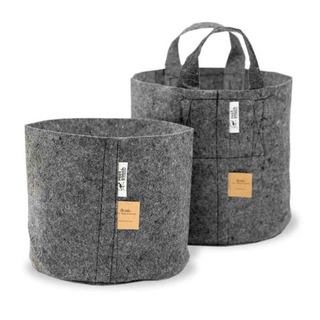 Pflanzsack | 30 Liter | grau | mit Griffen | Root Pouch - Grow-Zen