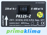 Prima Klima PK125 400(220)m³/h, Ø125mm - Grow-Zen