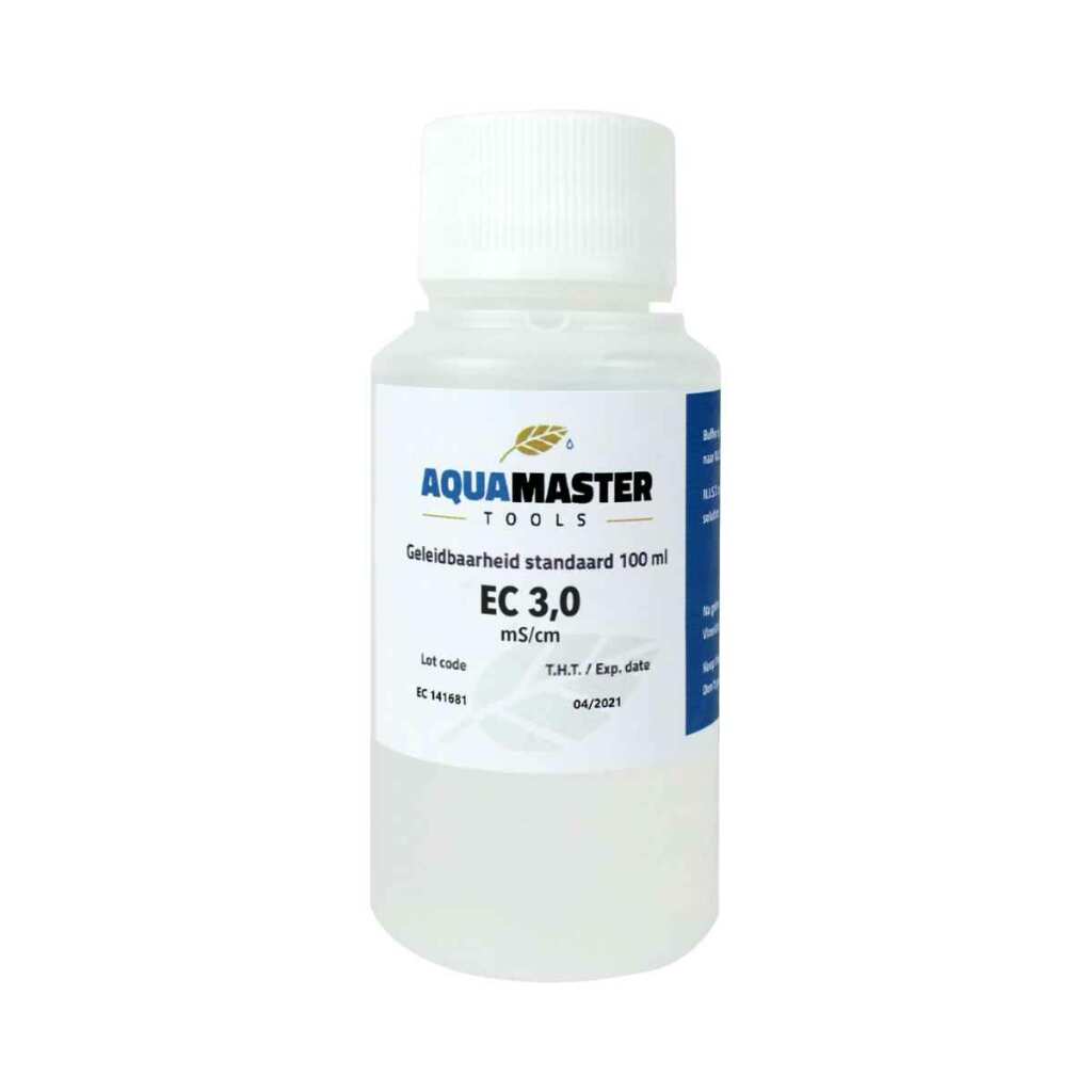 Aqua Master Tools | Eichlösung EC 3.0 mS/cm | 100 ml - Grow-Zen