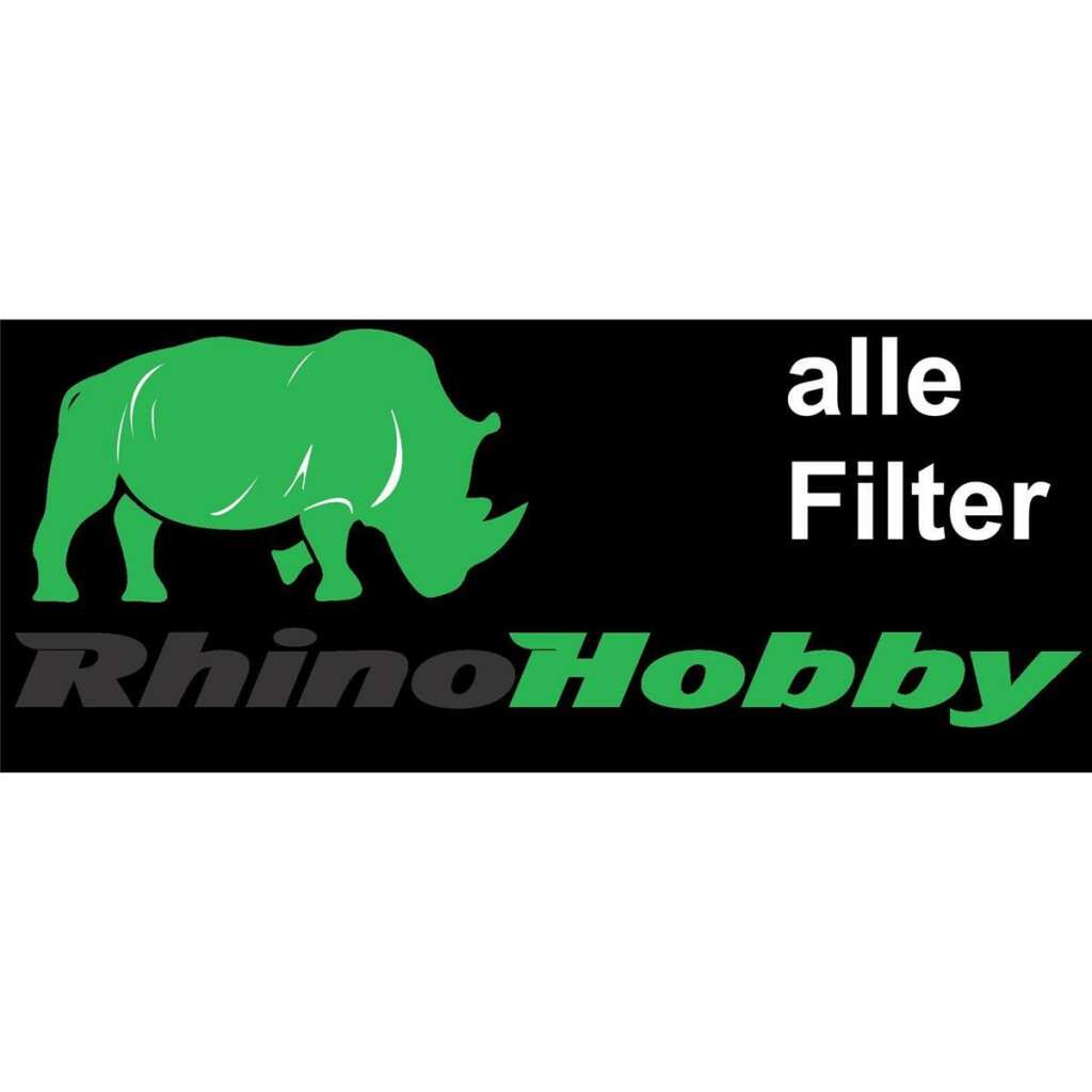 Aktivkohlefilter 125mm x 300mm | Rhino Hobby 350 | 125mm Flansch | 300 - 425 m³/h - Grow-Zen