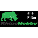 Aktivkohlefilter 125mm x 300mm | Rhino Hobby 350 | 125mm Flansch | 300 - 425 m³/h - Grow-Zen