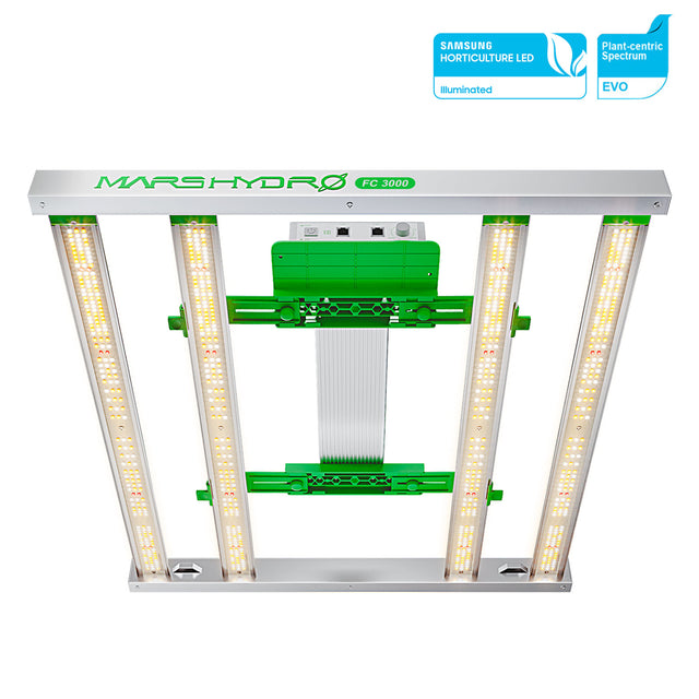 Mars Hydro Intelligent FC 3000-EVO - 300 W LED Grow Lampe Medizinisch Pflanzenlampen Samsung LM301H EVO - grow-zen