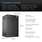 AC Infinity CLOUDLAB 844, Advance Grow Zelt 120x120