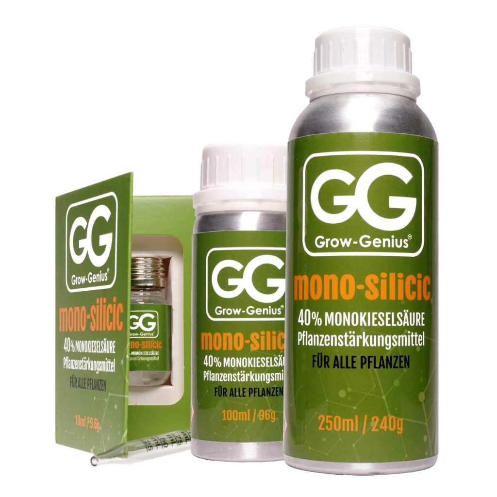 Grow Genius | Silizium Dünger Monokieselsäure (40%) | 10ml mit Pipette - Grow-Zen