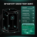 Mars Hydro 100x100x180cm Growbox - Grow-Zen